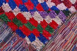 Marokkanischer Berber Teppich Boucherouite 250 x 130 cm