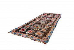 Marokkanischer Berber Teppich Boucherouite 395 x 150 cm
