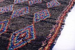 Marokkanische Berber Teppich Boucherouite 350 x 140 cm
