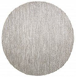 Runde Teppiche - Jenim (grau/weiß)