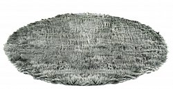 Runde Teppiche - Pomaire (grau/grün)